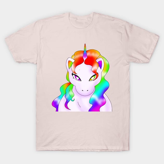 Rainbow Unicorn baby T-Shirt by ArielSRM